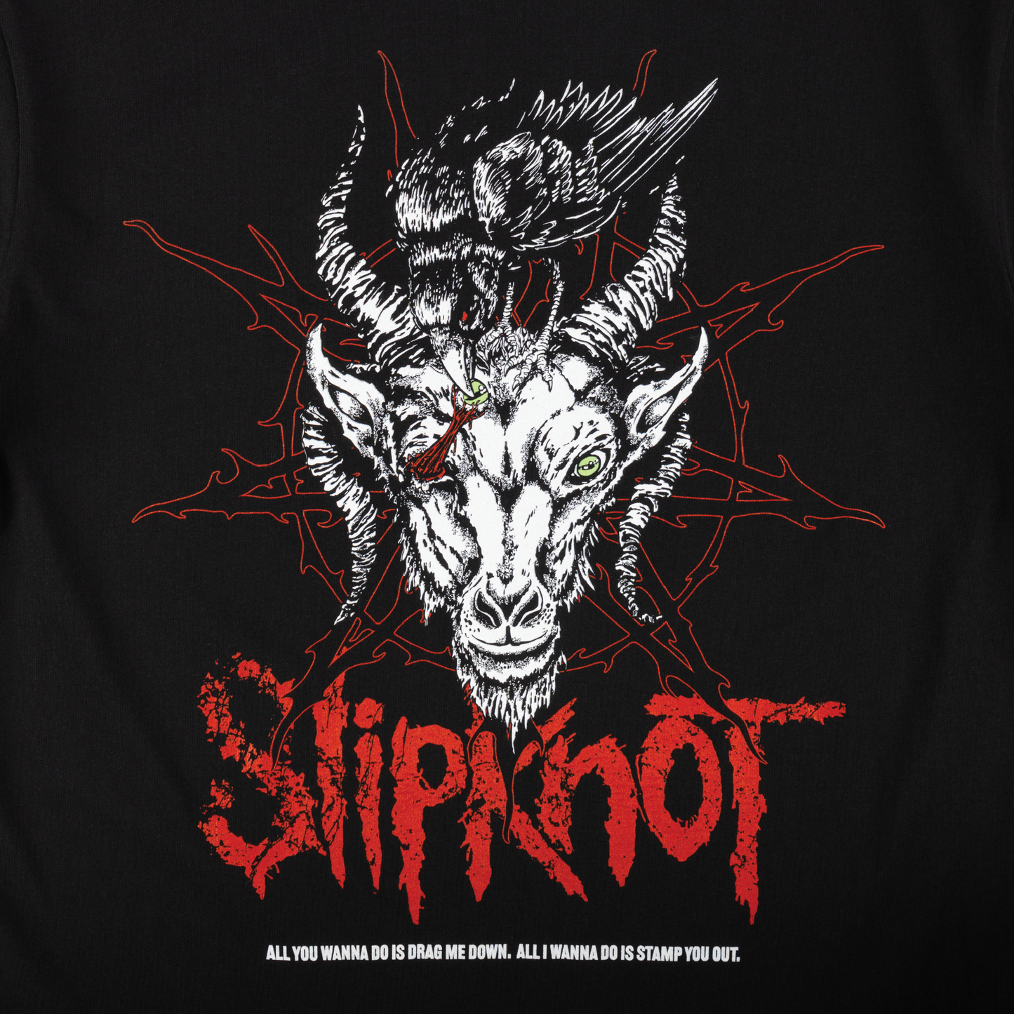 Welcome Skateboards x Slipknot - Spit it Out Tee Black