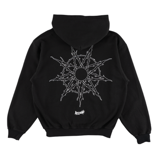 Welcome Skateboards x Slipknot - Nonagram Zipped Hoodie Black