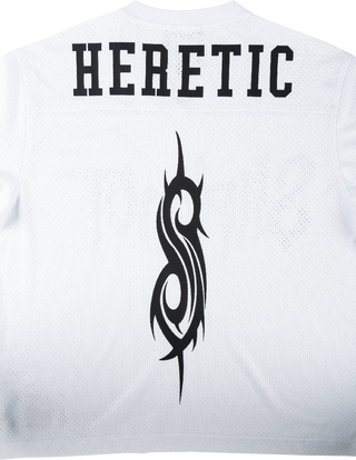 Welcome x Slipknot - HERETIC MESH FOOTBALL JERSEY WHITE
