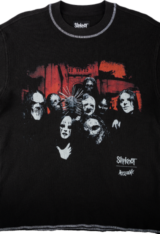 Welcome x Slipknot - MASKS CONTRAST STITCH THERMAL BLACK/WHITE