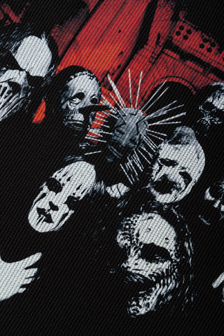 Welcome x Slipknot - MASKS CONTRAST STITCH THERMAL BLACK/WHITE