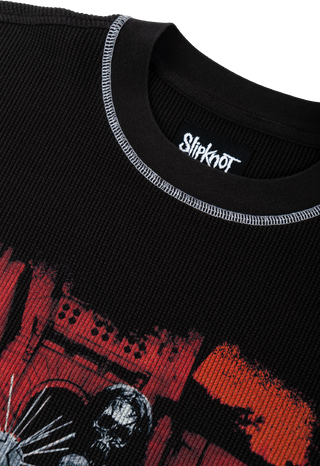 Welcome x Slipknot - MASKS CONTRAST STITCH THERMAL BLACK/WHITE