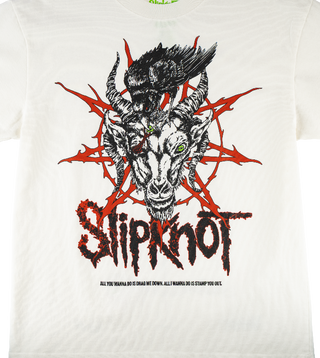 Welcome x Slipknot - SPIT IT OUT TEE WHITE