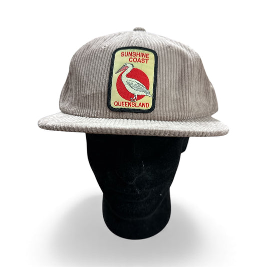 Parliament Queensland Vintage Patch - Cord Hat (Sunshine Coast Pelican)
