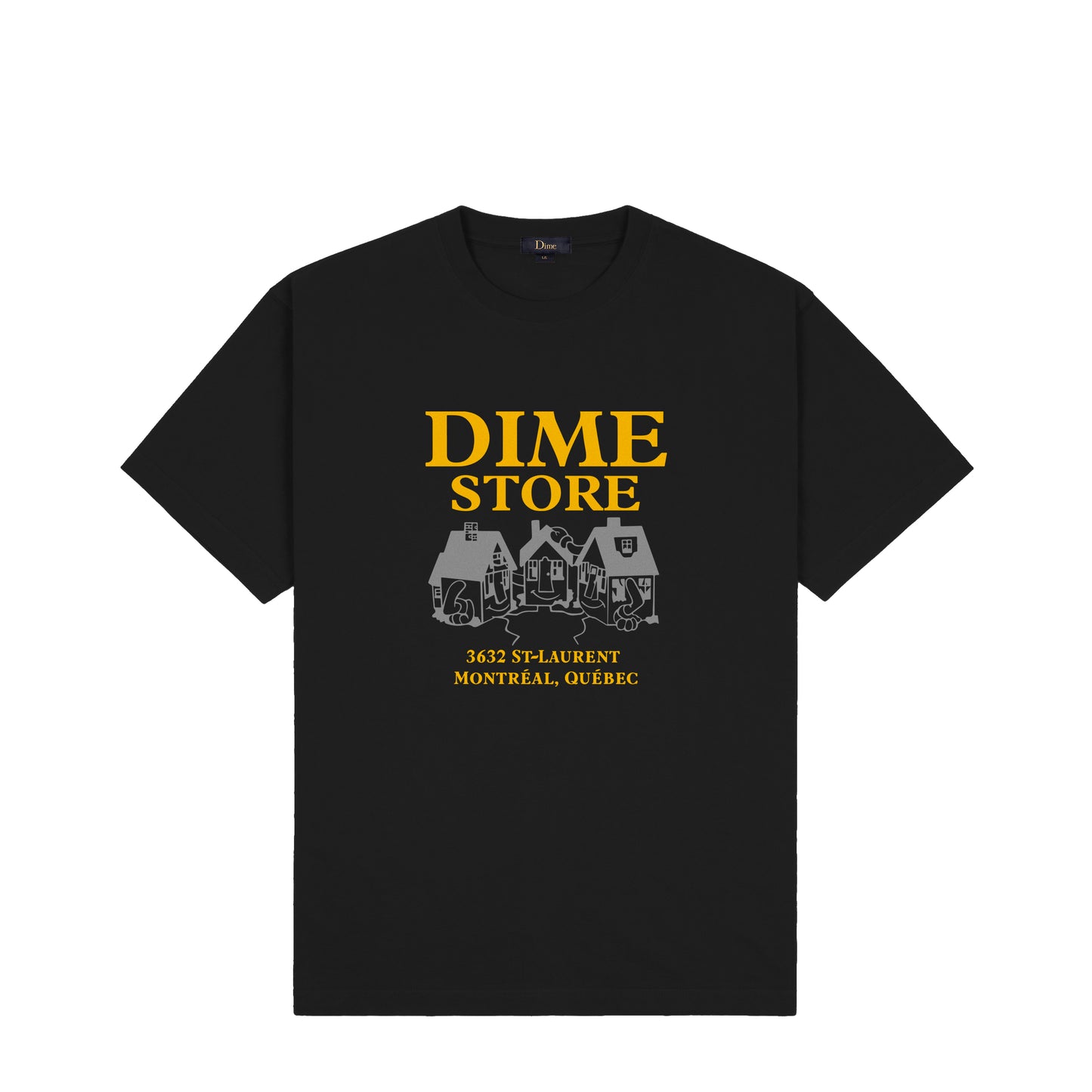 Dime - Skateshop T-shirt - Black