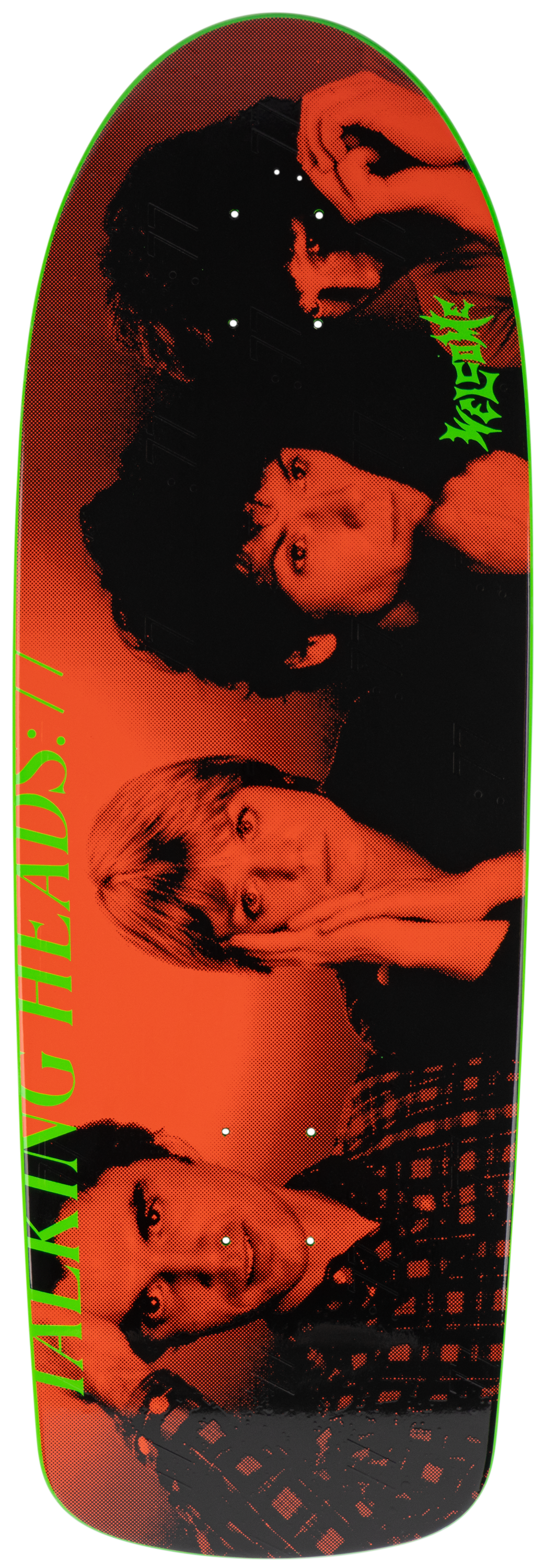 Welcome Skateboards x Talking Heads - Psycho On Boar 10" (Green Dip)