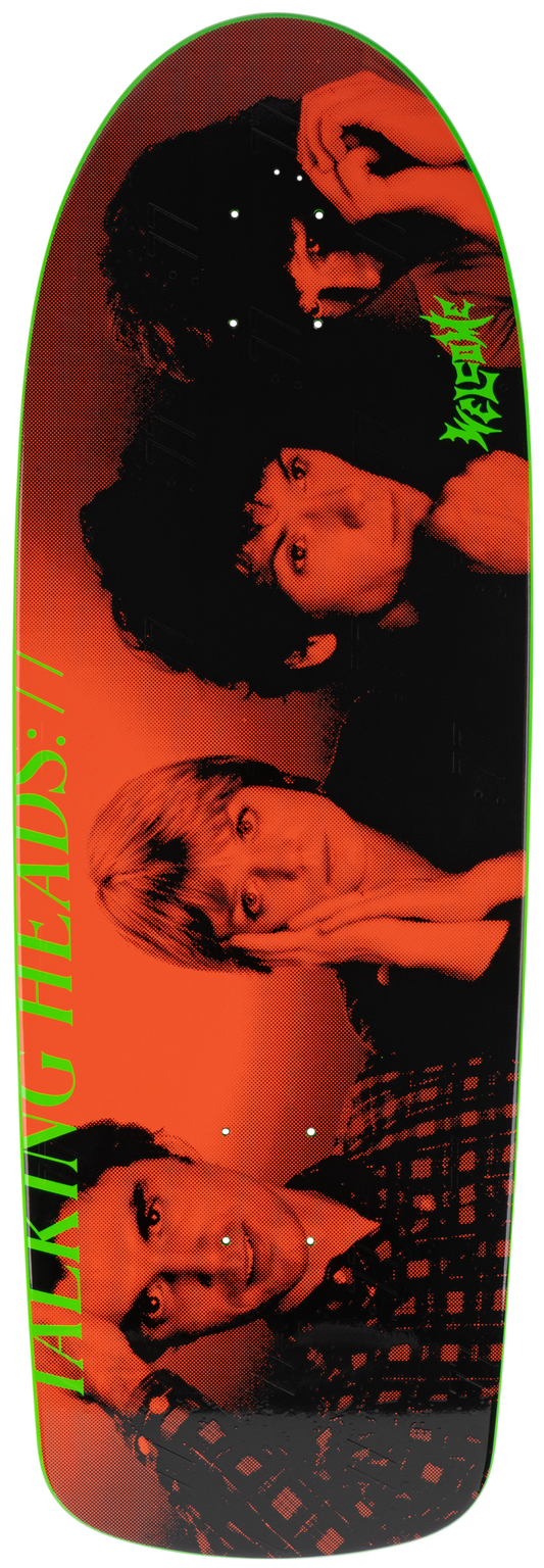 Welcome Skateboards x Talking Heads - Psycho On Boar 10" (Green Dip)