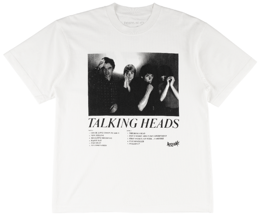 Welcome Skateboards x Talking Heads - Track List Tee - White