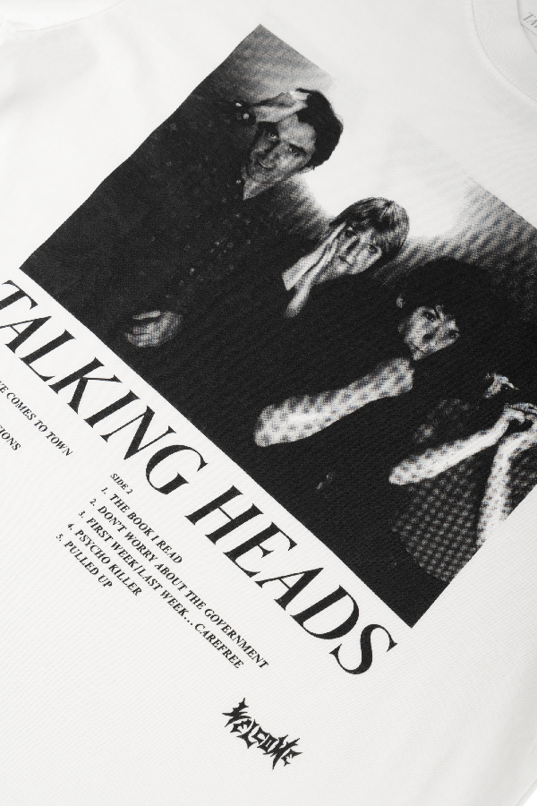 Welcome Skateboards x Talking Heads - Track List Tee - White