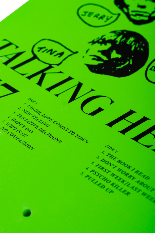 Welcome Skateboards x Talking Heads - Psycho On Boar 10" (Green Dip)