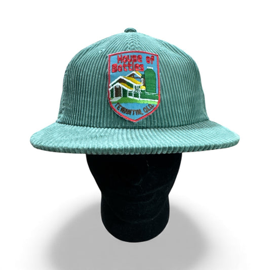 Parliament Queensland Vintage Patch - Cord Hat (Tewantin House Of Bottles Red Trim)
