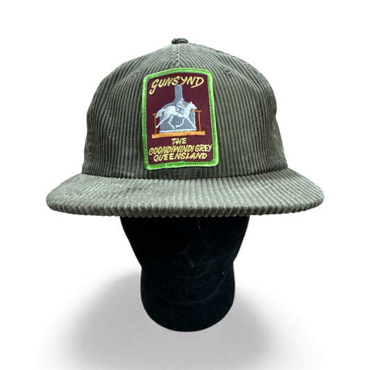 Parliament Queensland Vintage Patch - Cord Hat (The Goondoowindi Grey)