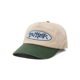 Butter Goods - Tide 5 Panel Cap Washed Tan / Seaweed