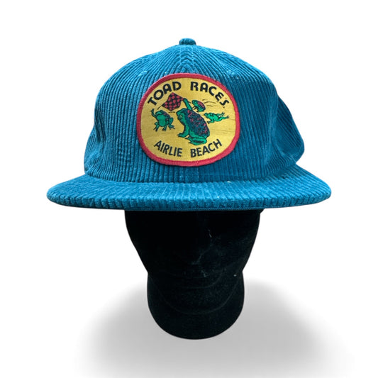 Parliament Queensland Vintage Patch - Cord Hat (Toad Races Airlie Beach)