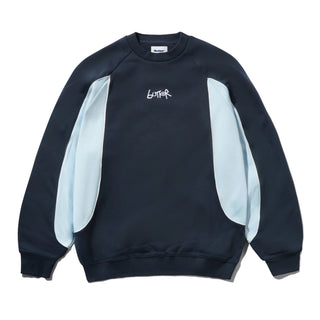 Butter Goods - Tread Crewneck Navy / Sky