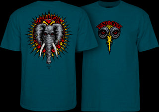 Powell Peralta - Vallely Elephant T-Shirt Midnight Teal