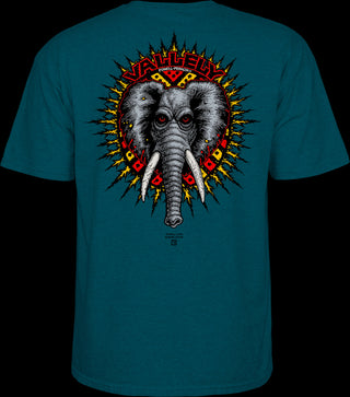 Powell Peralta - Vallely Elephant T-Shirt Midnight Teal
