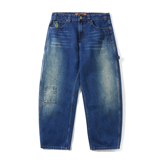 Butter Goods - Weathergear Denim Jeans - Repaired Indigo