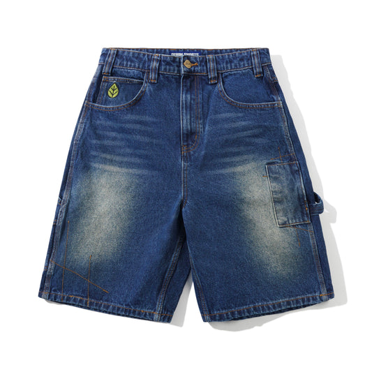 Butter Goods - Weathergear Denim Shorts - Repaired Indigo