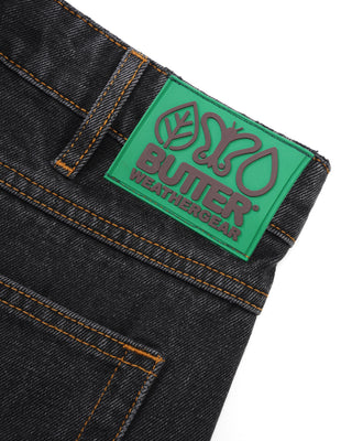 Butter Goods - Weathergear Denim Shorts - Washed Black