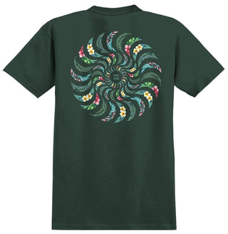 Spitfire - Floral Classic Swirl Tee Forest