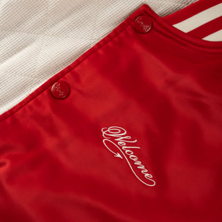 Welcome - Union Varsity Jacket Red/Bone