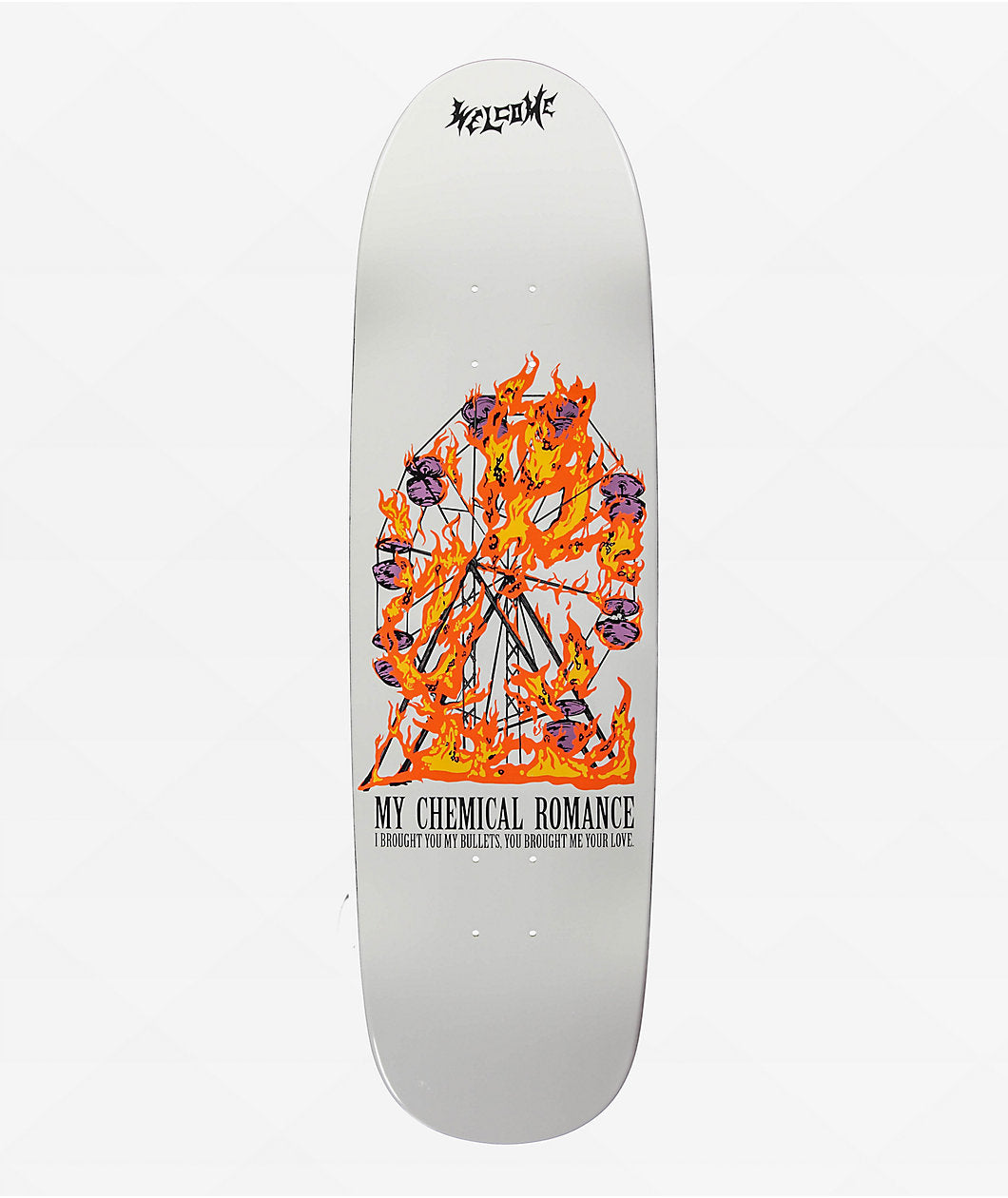 Welcome Skateboards X My Chemical Romance - Bullets On Antheme - 8.8"