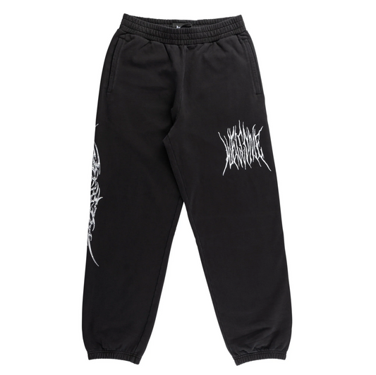Welcome Skateboards - Caste Pigment Dyed Sweatpants - Black