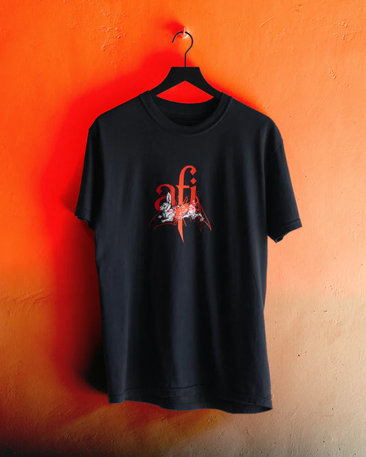 Welcome Skateboards - Welcome Skateboards X AFI Rabbit Tee (Garment Dyed)