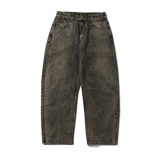 Butter Goods - Wide Cut Denim Jeans - Acid Washed Brown