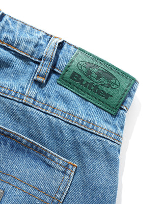 Butter Goods - Wide Cut Denim Jeans - Worn Indigo