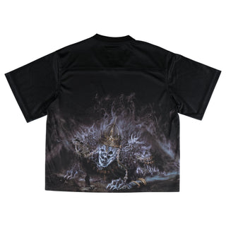 Welcome x Dark Souls - Wolnir Mesh Football Jersey Black