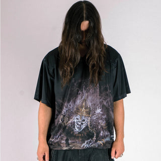 Welcome x Dark Souls - Wolnir Mesh Football Jersey Black