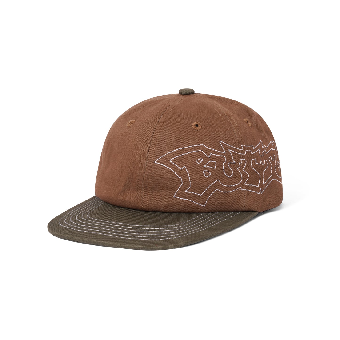 Butter Goods - Yard 6 Panel Cap - Brown/Army