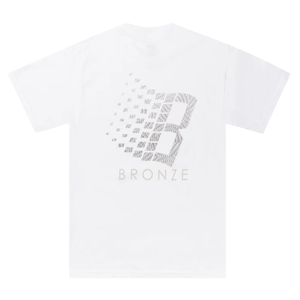 Bronze 56k - Towel B Logo - White