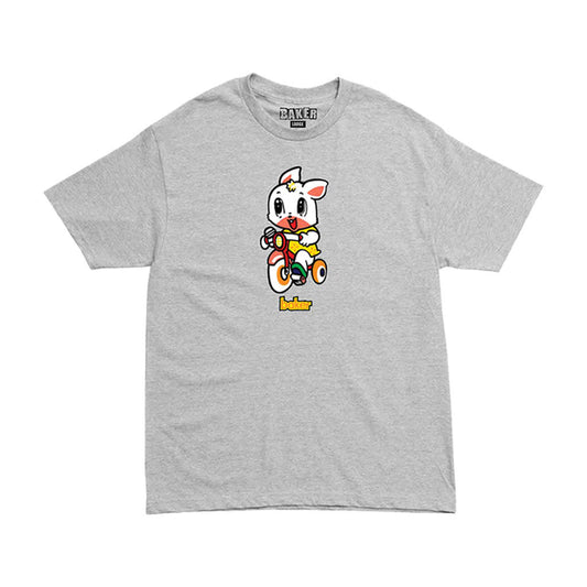 Baker Skateboards - Reynolds Bunny Tee Heather Grey