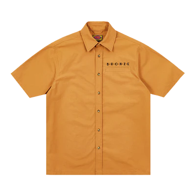 Bronze 56k - Ripstop Button Up - Brown