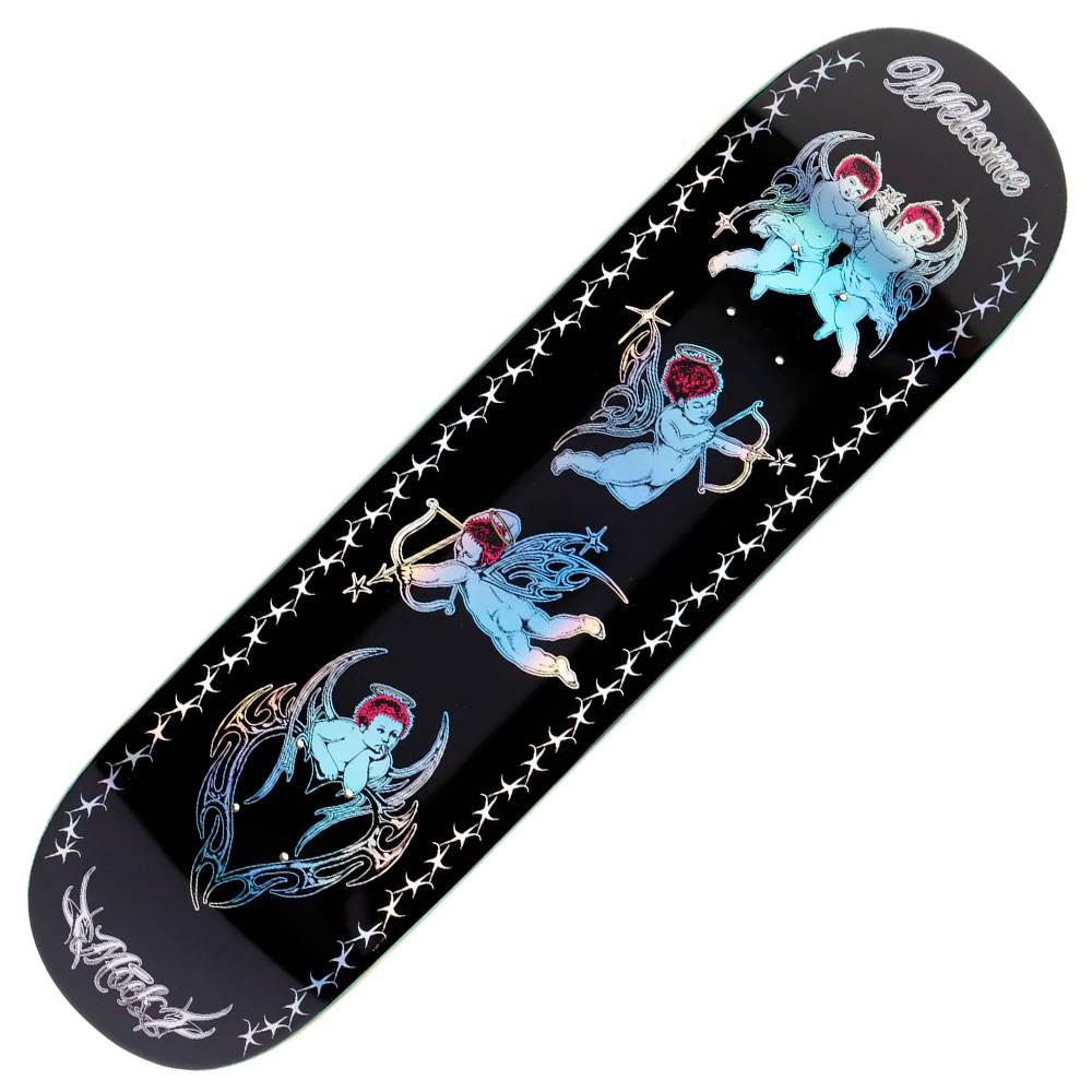 Welcome Skateboards - Cherubs - Black/Prism Foil 8.38"