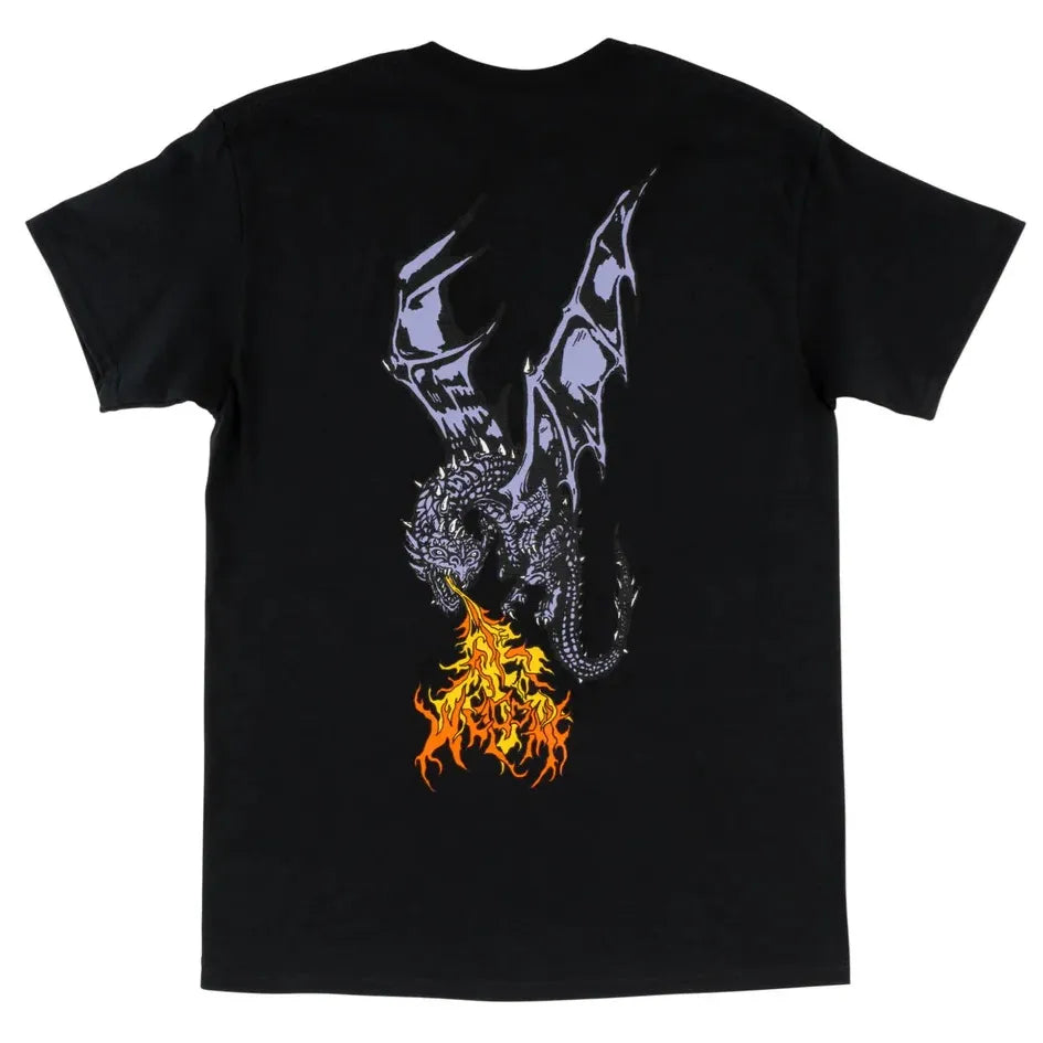 Welcome Skateboards - Firebreather Tee - Black