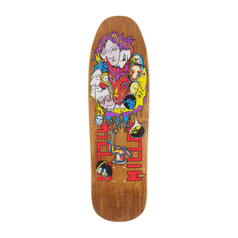 Welcome Skateboards - Chris Miller - Miller Collage On Gaia - Brown Stain - 9.6