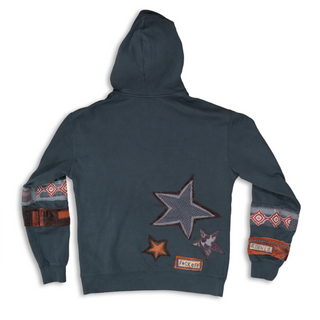 Parliament x Apartment.No8 - "ORANGE BRIDGE" Custom one of one hooded jumper