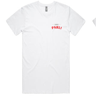 Parliament - Cap Back Logo T-Shirt - White