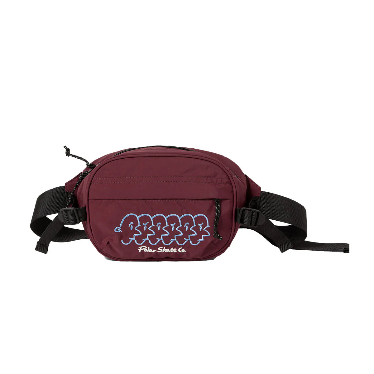 Polar Skate Co. - Hip Bag Nylon | Faces - Bordeaux