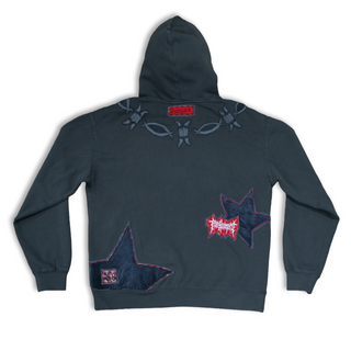 Parliament x Apartment.No8 - "RIB CAGE" Custom one of one hooded jumper