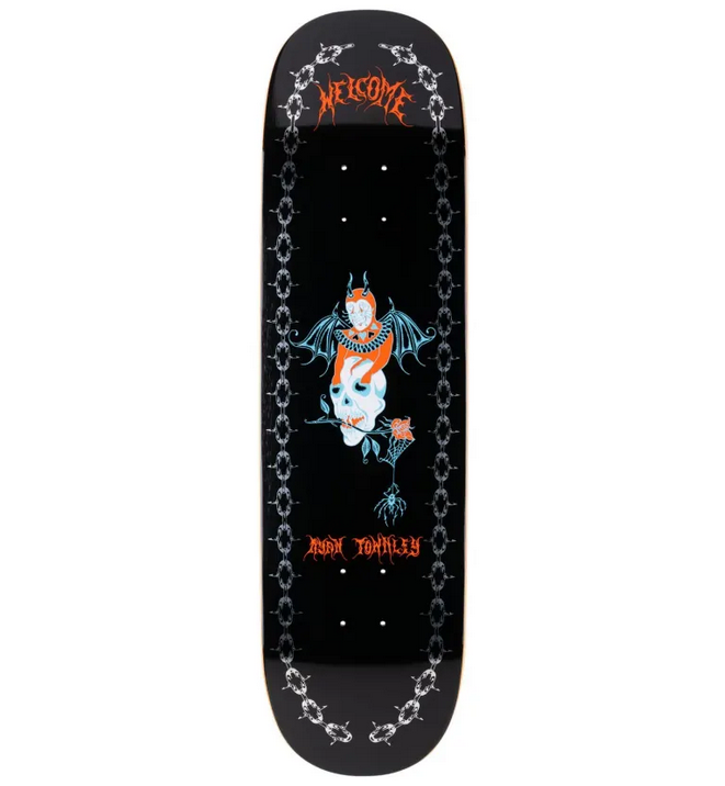 Welcome Skateboards - Ryan Townley Angel On Enenra - Black Silver 8.5"