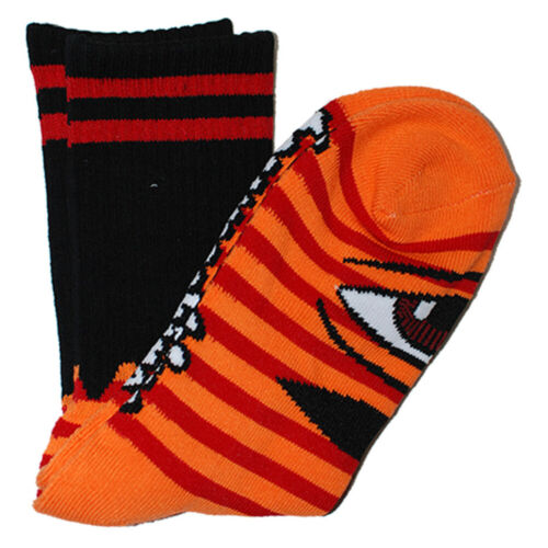 Toy Machine - Sect Eye Stripe Sock - Orange/Red