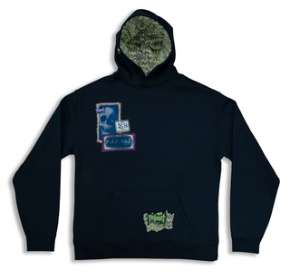 Parliament x Apartment.No8 - "SAVAGE SKULL" Custom one of one hooded jumper