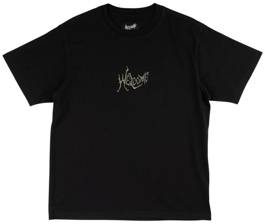 Welcome Skateboards - Spine Garment Dyed Knit - Black