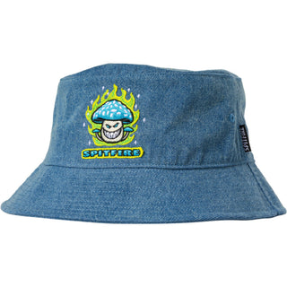 Spitfire - Mushroom Bighead Bucket Hat Washed Denim