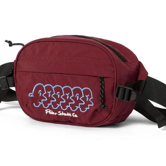 Polar Skate Co. - Hip Bag Nylon | Faces - Bordeaux
